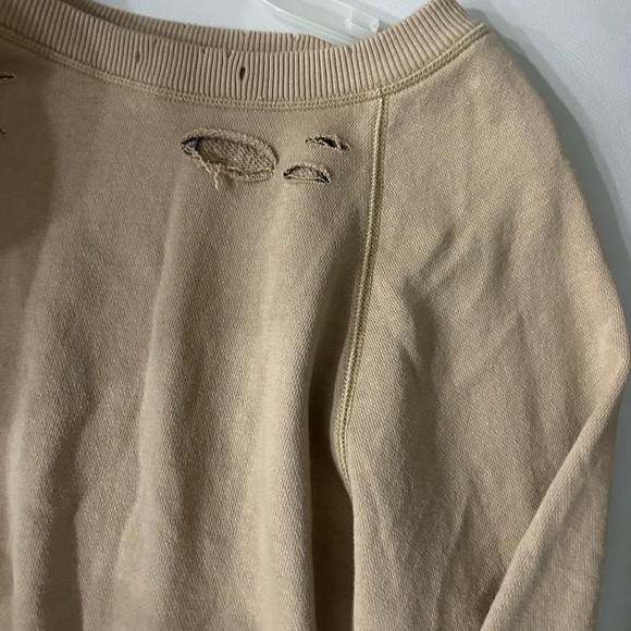 💥PRICE⬇️
Aerie • Tan Sweat Shirt w/ Rips • Size M • - Picture 6 of 8